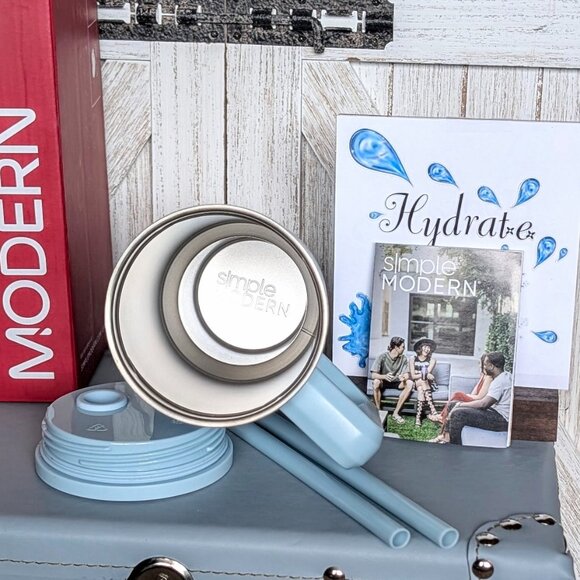 Simple Modern Trek Tumbler Snowman ⛄ 40oz NEW in Box - Picture 6 of 8